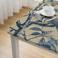 thumbnail image 4 of HAOXIT  Spring Tablecloth, Hand-Drawing Flowers and Birds Washable Table Cover for Party Picnic Dinner Decor 40*40, 4 of 7