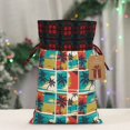 thumbnail image 5 of Rocae Colorful Hawaii Palms Print Christmas Drawstring Linen Gift Bag with Drawstrings Treat Bag Goody Present Bags for Christmas Party Favor, 5 of 8
