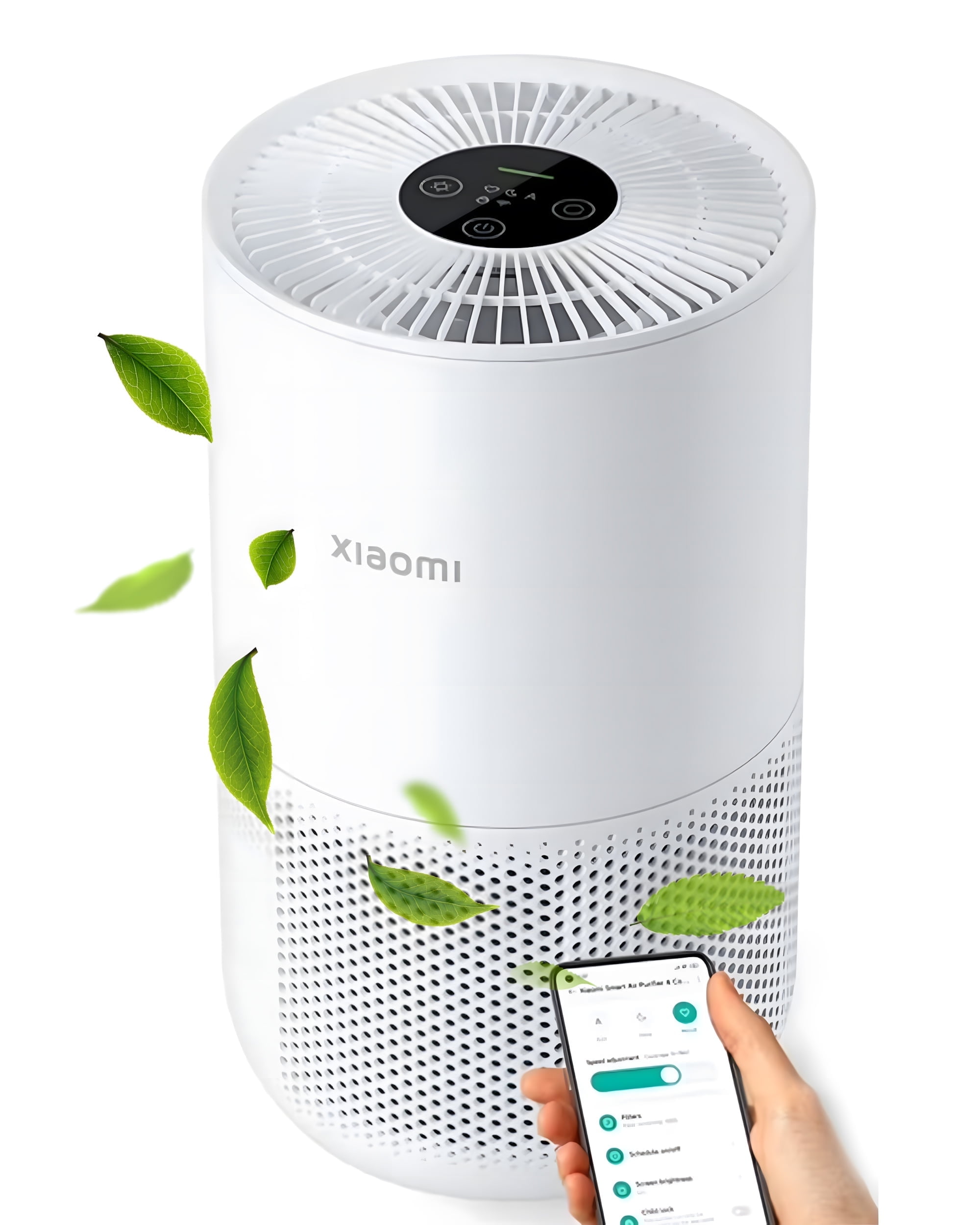 Xiaomi Smart Air Purifier for Home Bedroom up to 1060 Sq.ft with 3 in 1 HEPA Filter Allergen Removal Smart WiFi App 20dB Ultra Quiet Sleep Mode Air