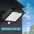 thumbnail image 3 of Luz solar para exteriores con sensor de movimiento de 56 LED, luz solar para jardín impermeable IP65 de 120 W con cable de 5 m, 3 of 5