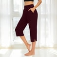 thumbnail image 2 of Women's Pants Fashion Casual Pants For Women For High Waisted Crop Work Summer Casual Slacks Yoga Dress Pant, 2 of 7