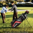 thumbnail image 2 of Costway Lightweight Golf Stand Bag with 14 Way Top Dividers 6 Pockets Cooler Bag Rain Hood Red, 2 of 10