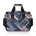 thumbnail image 7 of FORMRS Insulated Cooler Bag 24 Cans Capacity Soft Leakproof Lunch Box with Side Pockets, Black Stripes, 7 of 7