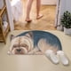 thumbnail image 4 of Alfombras de baño, alfombra 3D con temática de perro, felpudo de bienvenida de 87 x 40 cm, antideslizante, para verano, divertidas y novedosas, para decoración de interiores y exteriores., 4 of 8