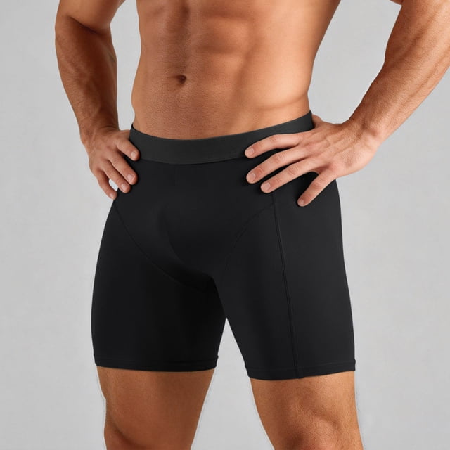 Men's Daily Comfort Long Leg Briefs with Breathable Soft Blend and Supportive Pouch for All Day Wear