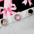 thumbnail image 4 of Castle Fairy Personalized Initial Curtains Pack of 2 (42x84 Each),Dreamy Princess Curtains Blackout,Black Pink Bedroom Curtains,Lightweight Kawaii Room Decor, 4 of 6