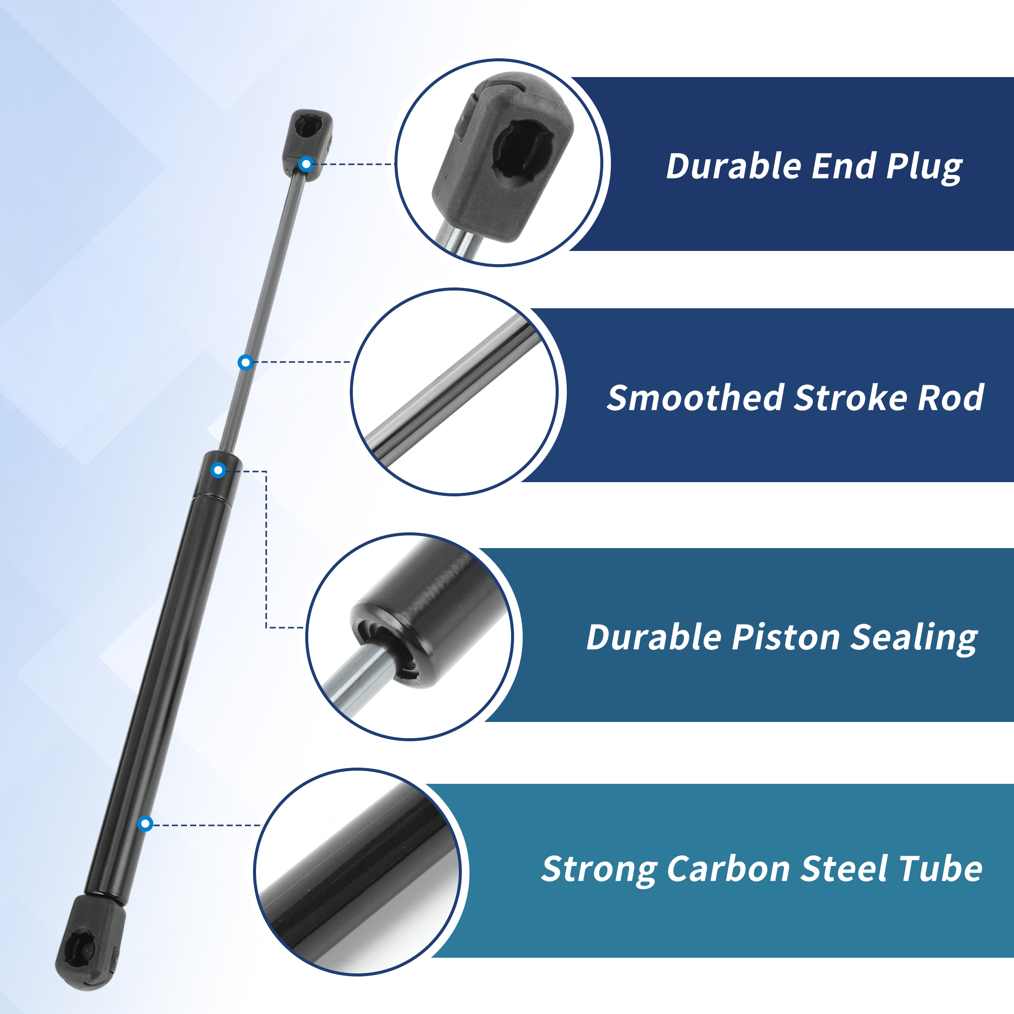 Unique Bargains Front Hood Lift Support Struts for Toyota Tacoma 2024 2025 for Toyota 4Runner 2025 Bonnet Gas Springs Gas Struts with Accessories