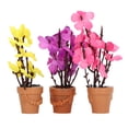 thumbnail image 3 of 1:12 Échelle Maison de Poupée Pot de Fleur, Haute Simulation Maison de Poupée Pot de Fleur Solidité Résine Multicolore pour Accessoires Maison de Poupée, 3 of 8