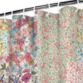 thumbnail image 3 of Pioneer Flower Floral Print Pattern Shower Curtain 72"x72" ,Bathroom Decorative Shower Curtains Set with 12 Hooks,Modern Waterproof Washable Shower Curtain, 3 of 6