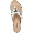 thumbnail image 3 of Cliffs by White Mountain Womens Bailee Embellished Slip On Thong Sandals, 3 of 3