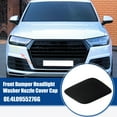 thumbnail image 2 of Unique Bargains Right Passenger Side Front Bumper Headlight Washer Nozzle Cover Cap Fit for Audi Q7 2007-2015 Black, 2 of 6