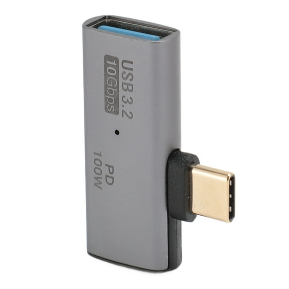 Type C To USB 3.2 Female Adapter, 2 in 1 USB C To USB 3.2 Adapter OTG PD100W Charging Practical for Tablet