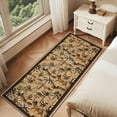 thumbnail image 2 of GlowSol 2'x6' Jungle Animal Print Runner Rug Soft Non-Slip Bedroom Runner Rug Washable Indoor Runners for Kitchen Hallway Laundry, Brown, 2 of 7