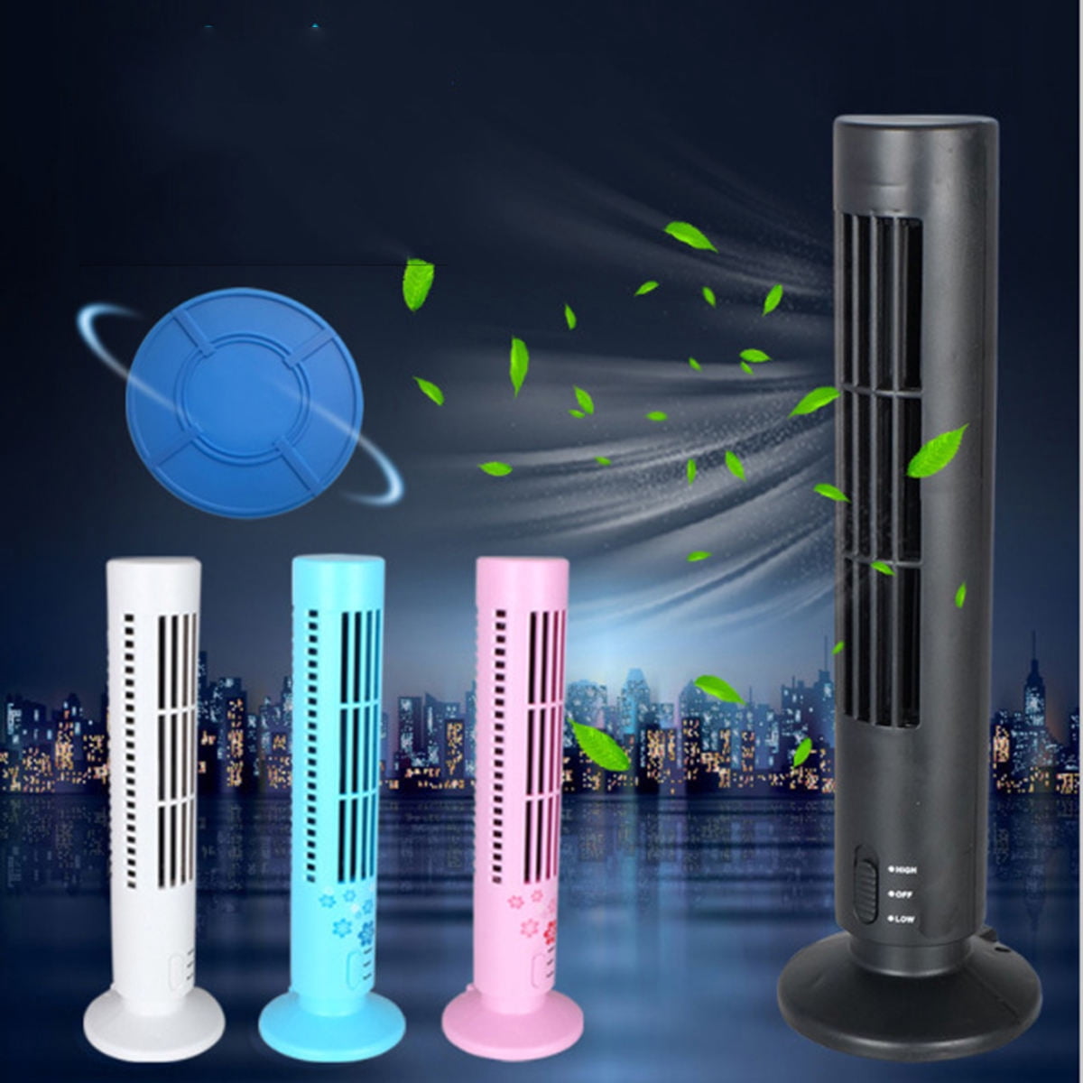 FONDOTIN 1Set Rechargeable USB Fan with Silent Operation for Home