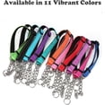 thumbnail image 3 of Collier pour Chien Martingale avec Chaîne en Acier Inoxydable, Collier Réfléchissant en Nylon Rembourré Doux Réglable, Chaîne Robuste Sans Traction pour l'Entraînement à la Marche pour Grands, Moyens, Petits Chiens (Vert, 16.5 Pouces - 27.6 Pouces), 3 of 7