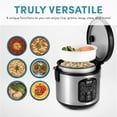 thumbnail image 2 of Professional Digital Rice Cooker, Multicooker, 4-Cup (Uncooked) / 8-Cup (Cooked), Steamer, Slow Oatmeal STS, Auto Keep Warm, 2 Qt, Stainless Steel Exterior, ARC-954SBD, 2 of 4