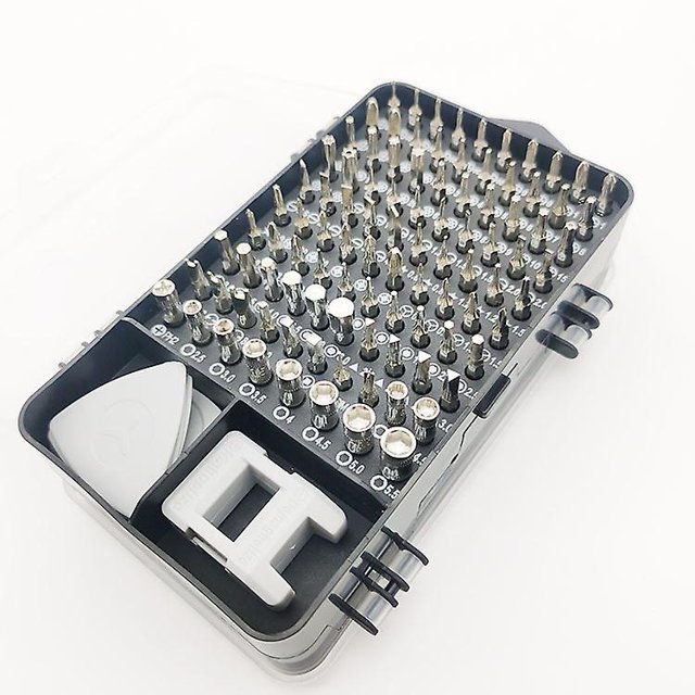 115 en 1 Gocheer Mini Set Juego de destornilladores de precisión Herramientas Caja peque?a Destornillador Torx Desmontaje de computadora portátil para Macbook, iphone, reparación, gafas, bricolaje ShuxiuWang 8390605210075