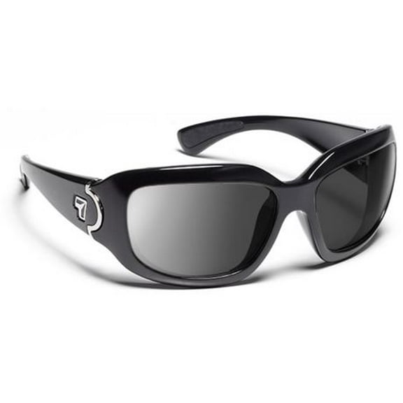 Air Dam Sunglasses Leveche, SharpView Gray PC Lens, Glossy Black Frame