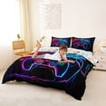 thumbnail image 2 of Erosebridal Gradient Game Console Duvet Cover Set for Boys, Gaming Gamer Bedding Full, Gamepad Reversible, 1 Duvet Cover and 2 Pillowcases (No Comforter), 2 of 5