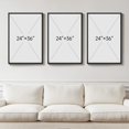 thumbnail image 3 of Neutral Singg Wall Art for Living Room, 3 Piece Modern Canvas Prints Paintings Artwork for Walls-Tan Beige Brown Minimalist Pictures for Living Room Hallway Bedroom Wall Decor, 3 of 6