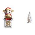 thumbnail image 1 of Figura de pingüino, Dios de , escultura de animal, adorno de escritorio, de resina, ideal para dormitorio, sala de estar, escritorio, oficin, 1 of 8