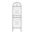 thumbnail image 2 of CQSXDA  4 Pack Black Metal Garden Trellis 71 Inches High Outdoor Support For Climbing Plants, 2 of 13