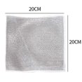 thumbnail image 3 of Homerr Kitchen Steel Wool Rag Kitchen Utensil Cleaning Cloth 3/5/10/15Pcs Steel Wool Rag Double sided Oil proof Reusable Kitchen Scrubber, 3 of 8
