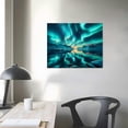 thumbnail image 4 of Nawypu Aurora Borealis Canvas Wall Art Northern Lights Picture for Bedroom Modern Scenery Painting Print Artwork Landscape Wall Decorations Living Room Décor, 4 of 6
