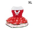 thumbnail image 3 of Methold Ropa para perros, vestido de Navidad, suministros para mascotas, gran resistencia, mano de obra fina, verde, bonito, transpirable, para Ropa para mascotas Rojo/XL, 3 of 6