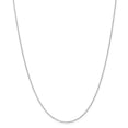 thumbnail image 1 of 14K White Gold .8mm Diamond Cut Cable Chain 18 Inch, 1 of 5