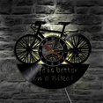 thumbnail image 3 of Music Vinyl Record Wall Clock -Bicycle Retro LED Light Wall Clock -Vinyl Clock -Living Room Wall Decor - Unique Gifts for Music Lover, 3 of 5