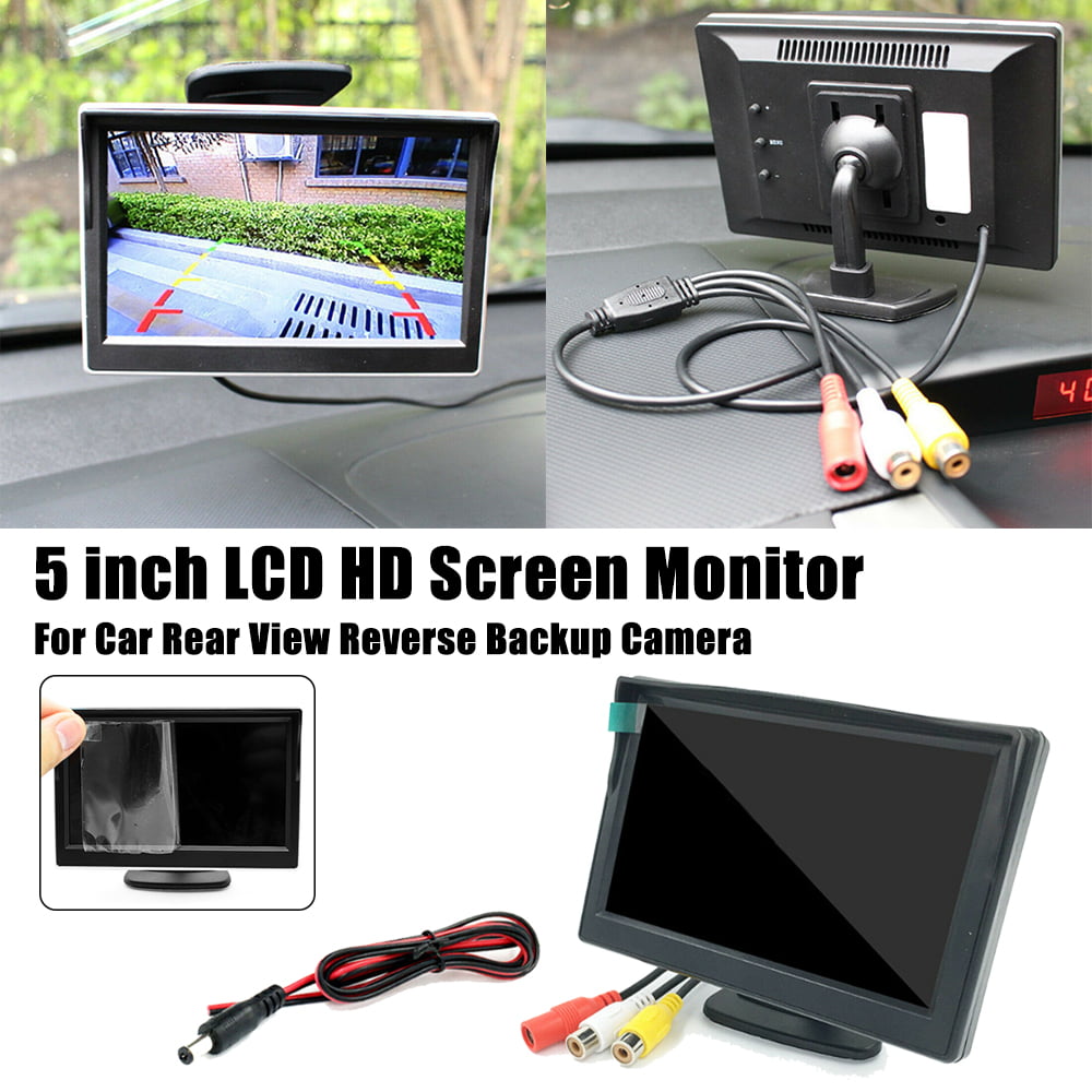 5In 800*480 TFT LCD HD Screen Monitor Car Rear Reverse Rearview Backup Camer POP 