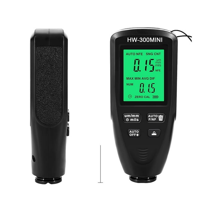 Car Paint Coating Thickness Gauge Car Paint Electroplate Metal Coating Thickness Tester Meter 0-2000um ,Automatic Calibration