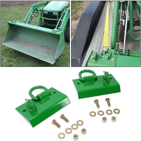 Steel D Rings Tractor Grab Hooks Compact For John Deere 1025R 2032R 3320 2520 