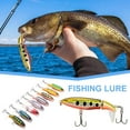 thumbnail image 2 of Fishing Lure Set Plastic Whopper Plopper Floating Rotating V7A4, 2 of 8