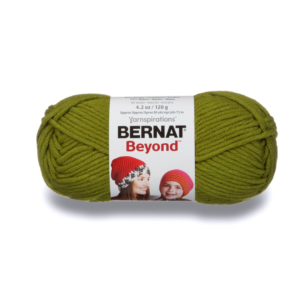 BERNAT BEYOND YARN (120G/4.2OZ), LEAF GREEN