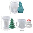 thumbnail image 2 of Silicona 3D, Molde De Yeso Para Velas Navideñas Diy Para Hacer Velas, Jabones De Chocolate Fondant Minnieouse HA044187-01, 2 of 6
