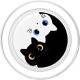 thumbnail image 2 of Lindos gatos PopSockets PopGrip Yin Yang Yoga para teléfonos y tabletas, 2 of 5