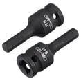 thumbnail image 1 of Unique Bargains 5mm Impact Hex Bit Socket, 1/4' Square Drive 35mm Length CR-MO Metric Sizes 2 Pack, 1 of 5