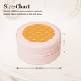 thumbnail image 2 of Naloa Cute Popcorn Round Jewelry Box, Travel Jewelry Organizer, 3.9 x 3.9 x 2in Jewelry Storage Box for Women-Pink, 2 of 7