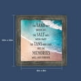 thumbnail image 2 of Memories Last Forever, Ocean Decor, Family Vacation Picture Frame, 8714BW, 2 of 8