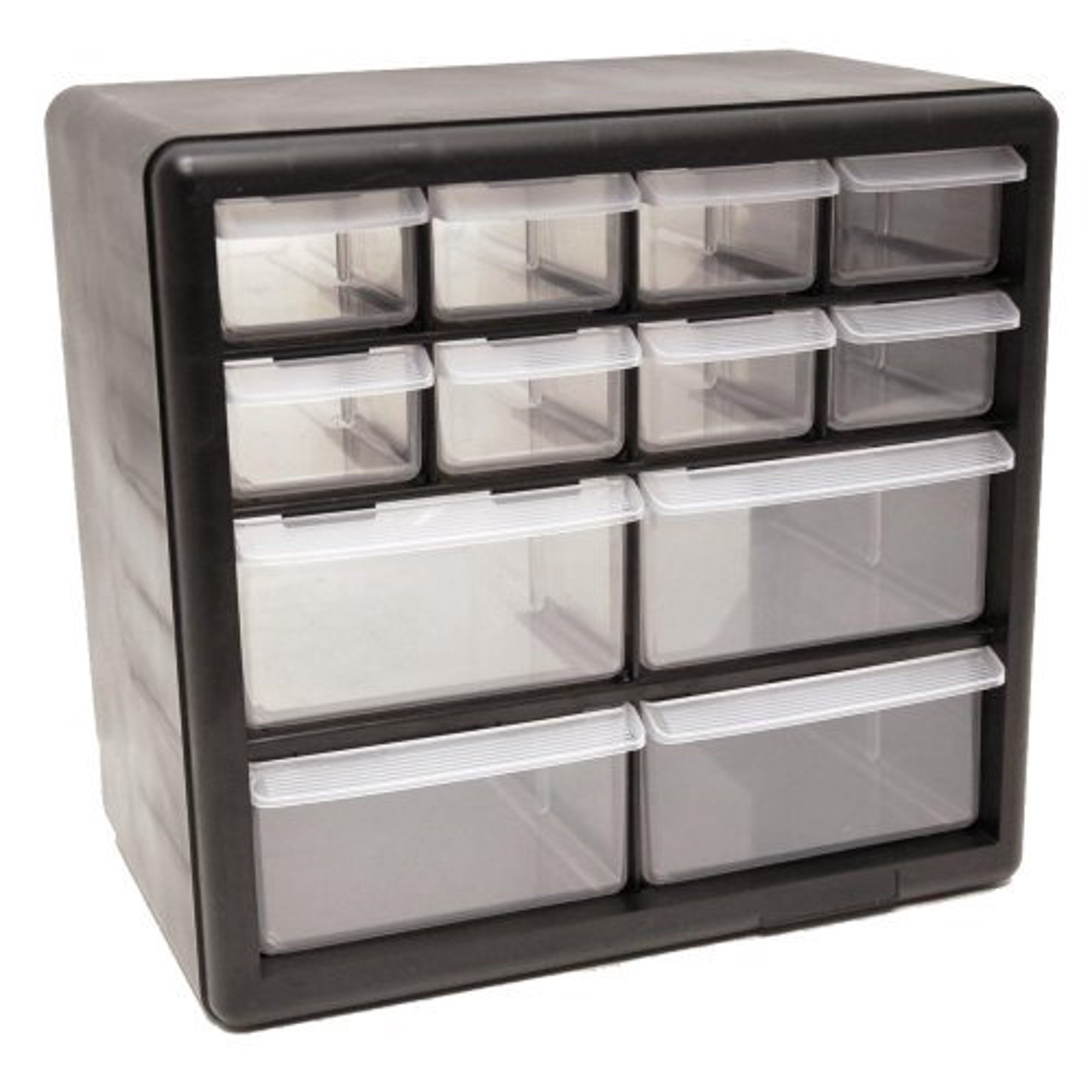 Homak 12 Drawer Parts Organizer Black Ha01012001 Walmart Canada