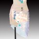 thumbnail image 5 of Bufanda de cadera para danza del vientre, falda de cadera, cinturón de danza del vientre, chal triangular, cinturones de lentejuelas para mujeres/niñas (azul polvo), 5 of 5