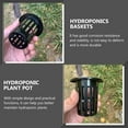 thumbnail image 5 of KALLORY Hydroponic Growing Basket Black Plastic 50Pcs 2.75In, 5 of 5
