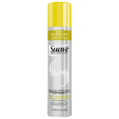 Suave Professionals Refresh and Revive Dry Shampoo, 4.3 (Best Products For Dry Breaking Hair)