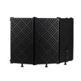 thumbnail image 3 of Tignapoo Professional Microphone Isolation Shield with Pop Filter, Noise Reduction, and Windscreen for Studio-Quality Audio Recording - Black, Foldable Design, 150° Angle, 21cm Stand Height, 3 of 5