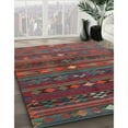thumbnail image 2 of Ahgly Company Indoor Rectangle Contemporary Fire Brick Red CON3036X Area Rugs, 8' x 10', 2 of 6