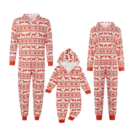 

Christmas Family Pajamas Matching Sets Deer Onesies Jumpsuits Baby Kids Adults Women Men Pjs Sleepwear