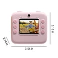 thumbnail image 3 of Cámara de impresión instantánea para niños de 3 a 12 años, cámara digital de 12 MP con impresión a tinta de 1080P, tarjeta de 32 GB y papel de impresión de 10 ml., 3 of 7
