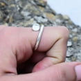 thumbnail image 3 of Solid Nail wrap ring, 925 Sterling Silver Ring, Adjustable Ring, Minimalist Ring, Handmade Ring, 3 of 8